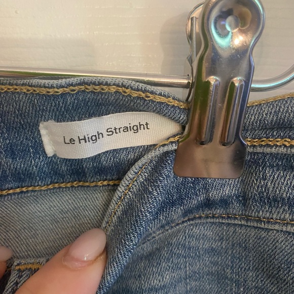 FRAME LE HIGH STRAIGHT JEANS - Picture 4 of 5